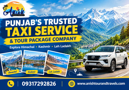 Punjab’s Trusted Taxi Service & Tour Package Company